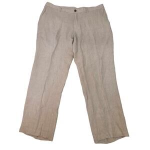 2592 Tasso Elba Men's 100% Linen Pants‎ Size 38x30